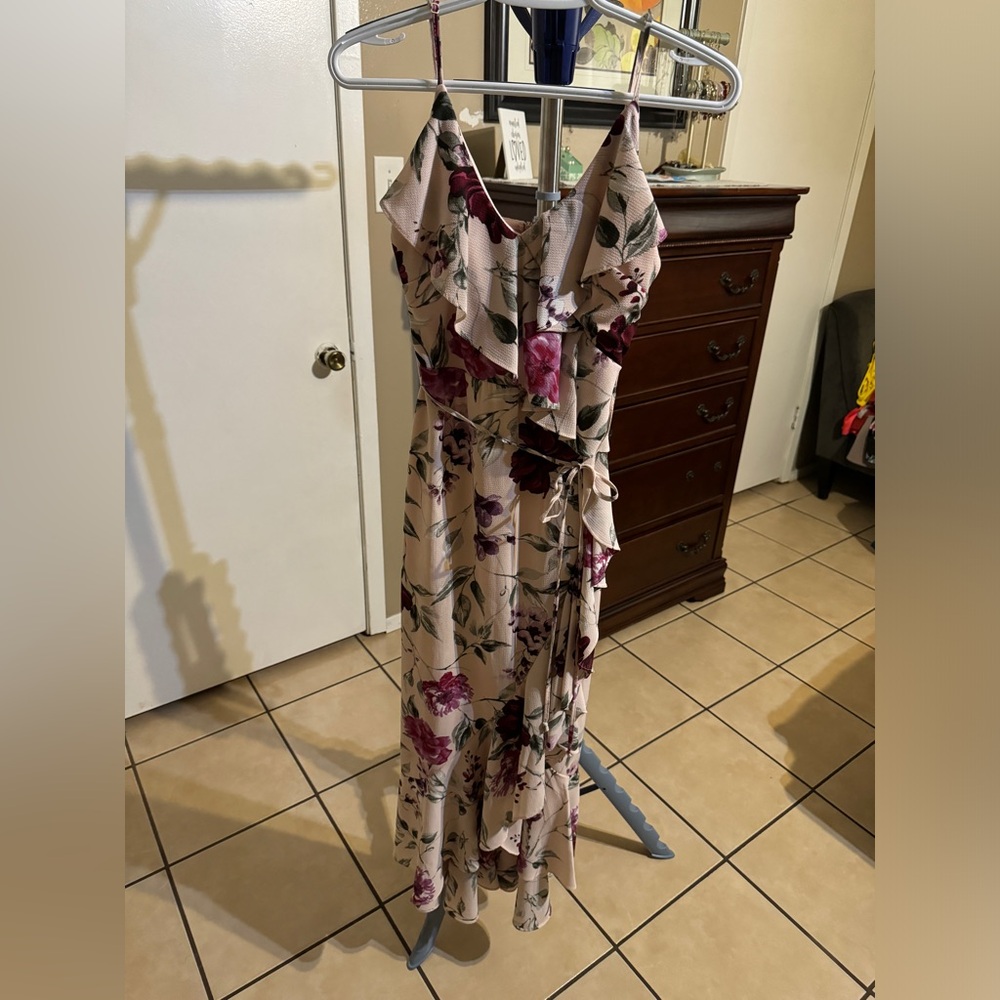 Women’s floral dress.